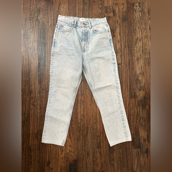 Anine Bing Sonya Jean In Acid Washed Blue - Picture 2 of 5